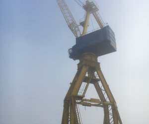 The dismantlement of crane